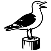 Herring Gull DXF File – CNC Cutting Design | ABSEAGULL20