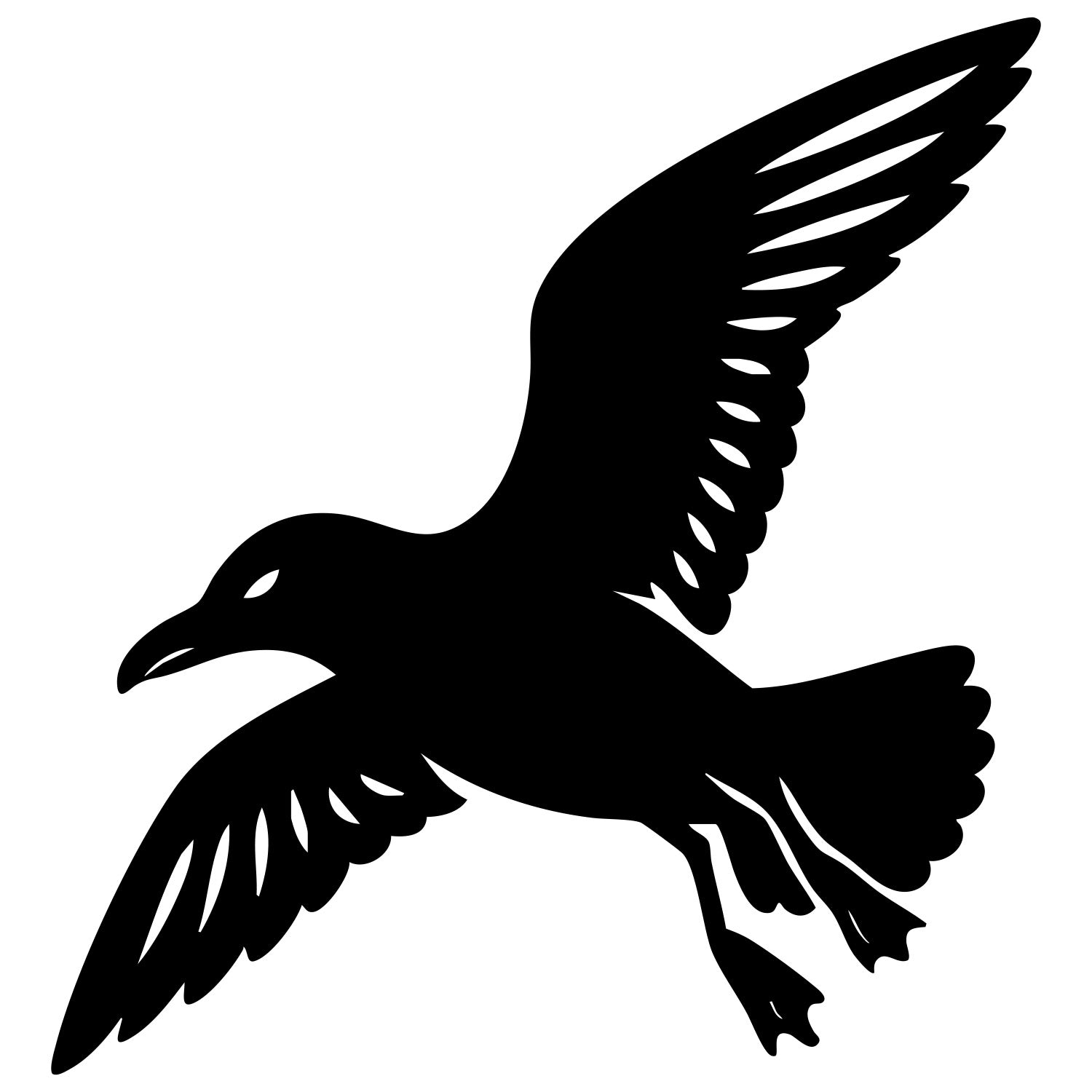 Herring Gull DXF File – CNC Cutting Design | ABSEAGULL42