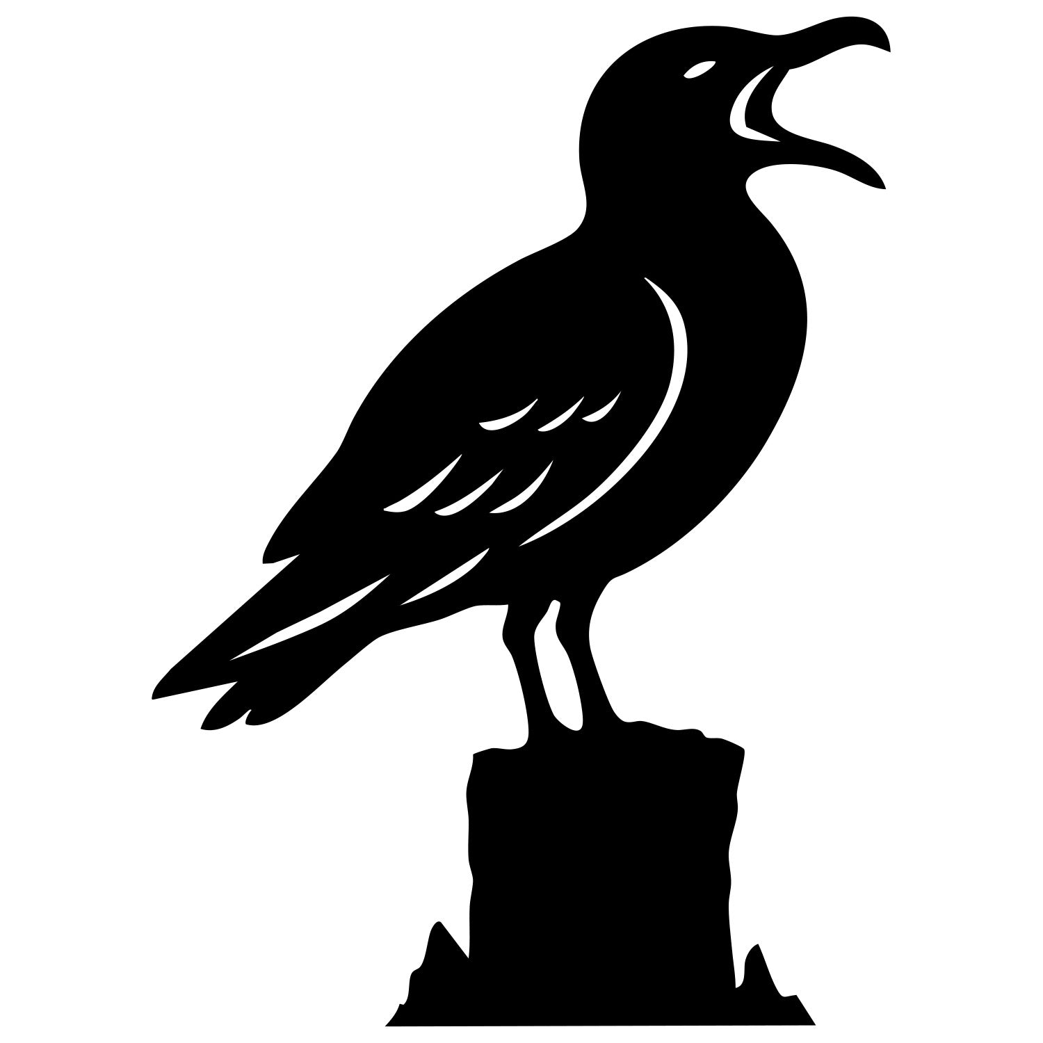 Herring Gull DXF File – CNC Cutting Design | ABSEAGULL43