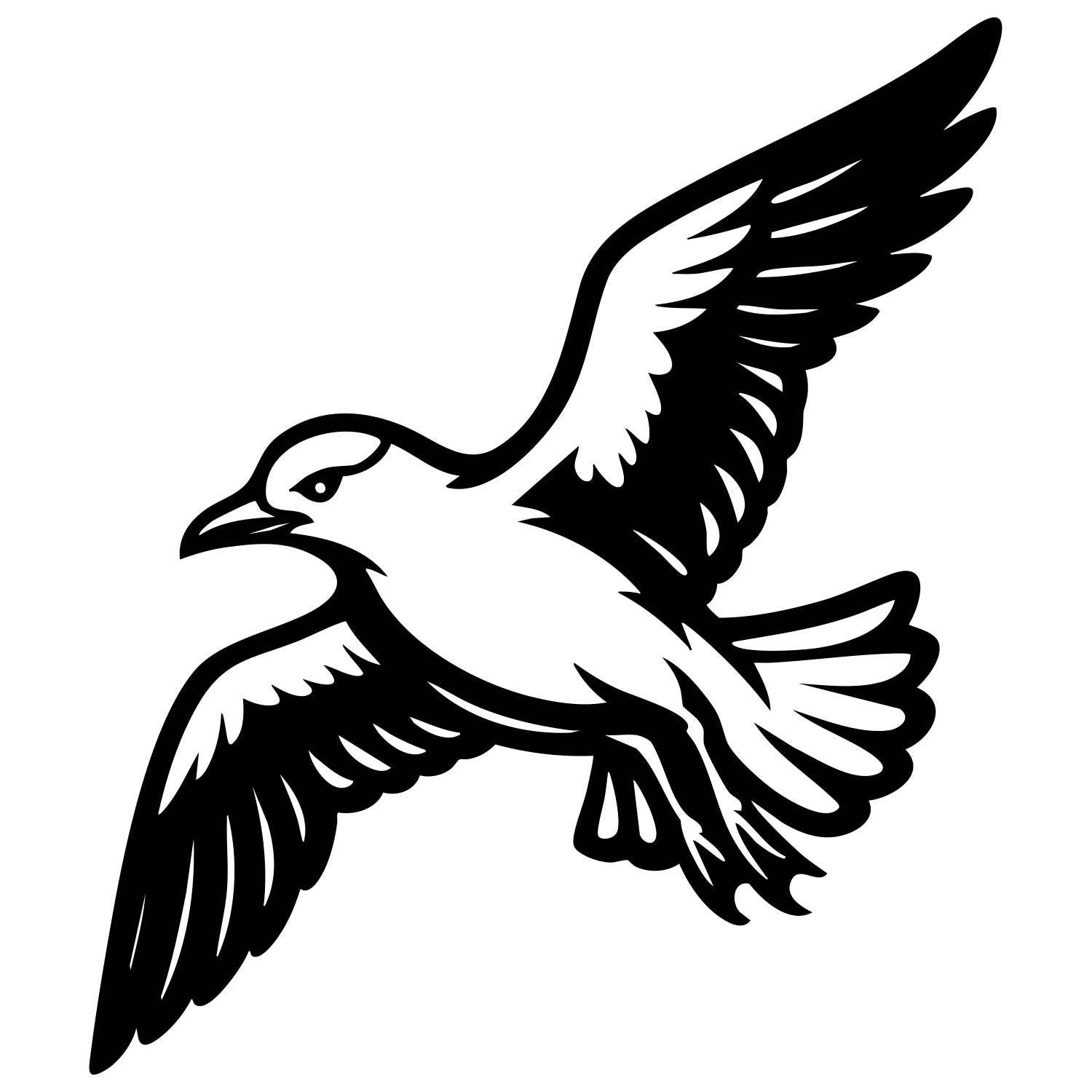 Herring Gull DXF File – CNC Cutting Design | ABSEAGULL59