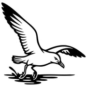 Herring Gull DXF File – CNC Cutting Design | ABSEAGULL76