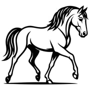 Horse DXF File – CNC Cutting Design | AFHORSE157