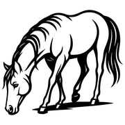 Horse DXF File – CNC Cutting Design | AFHORSE158