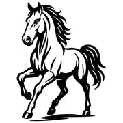 Horse DXF File – CNC Cutting Design | AFHORSE161