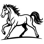 Horse DXF File – CNC Cutting Design | AFHORSE167