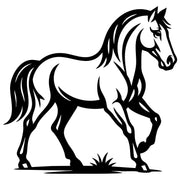 Horse DXF File – CNC Cutting Design | AFHORSE172