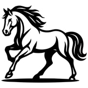 Horse DXF File – CNC Cutting Design | AFHORSE187