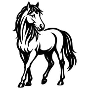 Horse DXF File – CNC Cutting Design | AFHORSE202