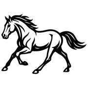 Horse DXF File – CNC Cutting Design | AFHORSE205
