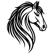 Horse Head DXF File – CNC Cutting Design | AFHORSE19