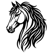 Horse Head DXF File – CNC Cutting Design | AFHORSE20
