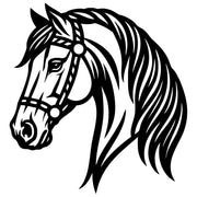Horse Head DXF File – CNC Cutting Design | AFHORSE29