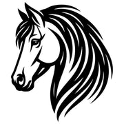 Horse Head DXF File – CNC Cutting Design | AFHORSE32
