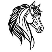 Horse Head DXF File – CNC Cutting Design | AFHORSE33