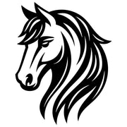 Horse Head DXF File – CNC Cutting Design | AFHORSE34