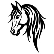 Horse Head DXF File – CNC Cutting Design | AFHORSE6