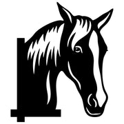 Horse Head Silhouette DXF File – CNC Cutting Design | AFHORSE3