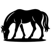 Horse Silhouette DXF File – CNC Cutting Design | AFHORSE180