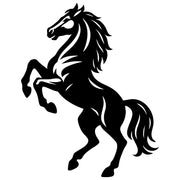 Horse Silhouette DXF File – CNC Cutting Design | AFHORSE208