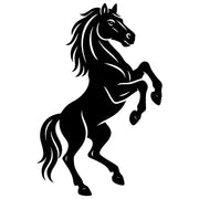 Horse Silhouette DXF File – CNC Cutting Design | AFHORSE225