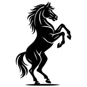 Horse Silhouette DXF File – CNC Cutting Design | AFHORSE228