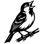 House Finch DXF File – CNC Cutting Design | ABFINCH105