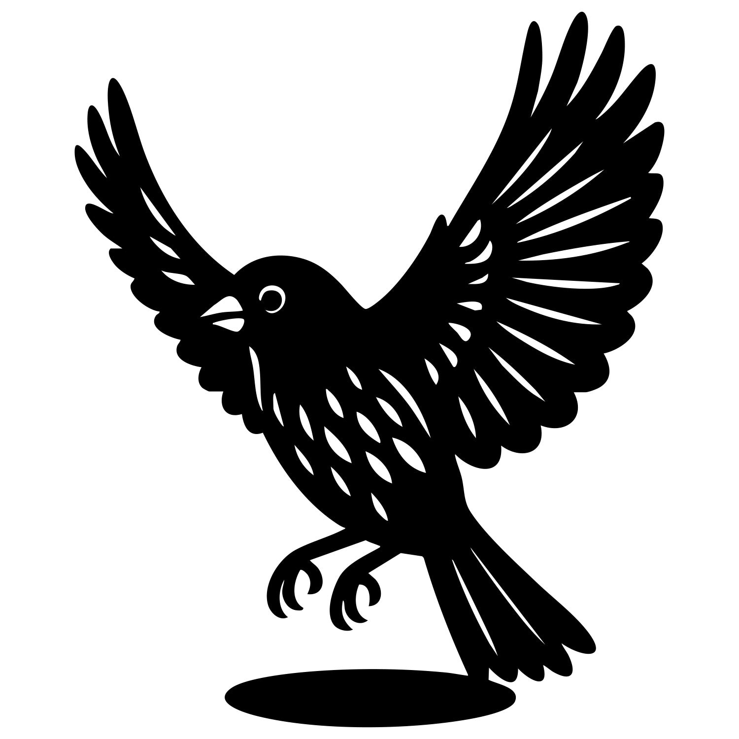 House Finch DXF File – CNC Cutting Design | ABFINCH11