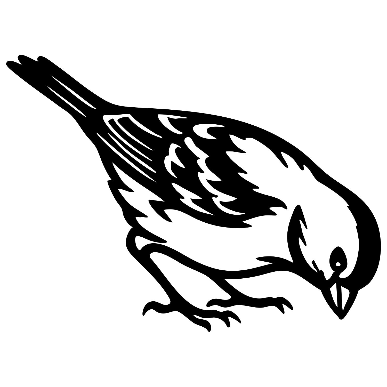House Finch DXF File – CNC Cutting Design | ABFINCH115