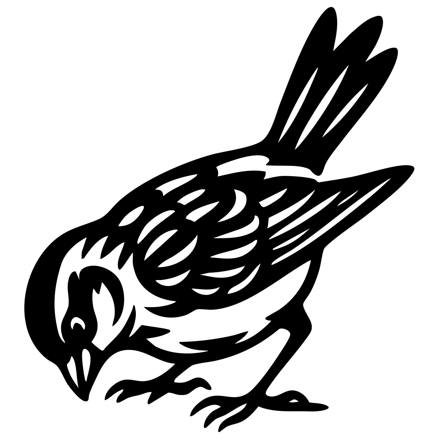House Finch DXF File – CNC Cutting Design | ABFINCH117
