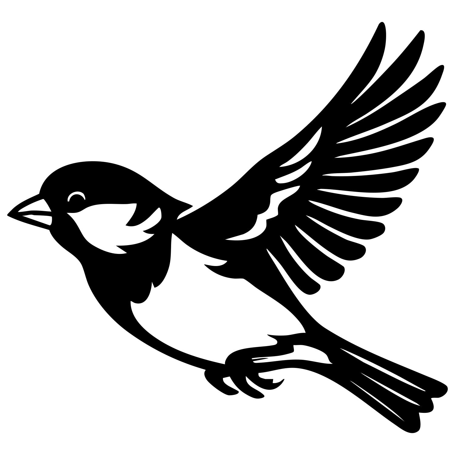 House Finch DXF File – CNC Cutting Design | ABFINCH121