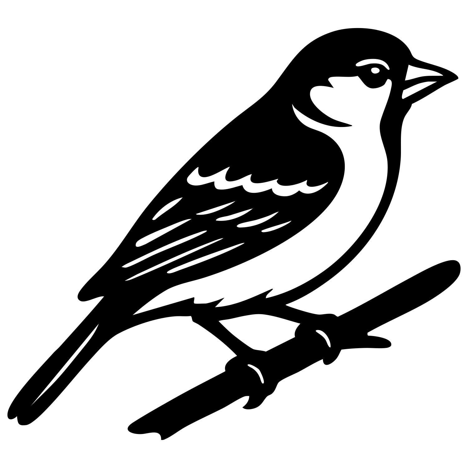House Finch DXF File – CNC Cutting Design | ABFINCH132