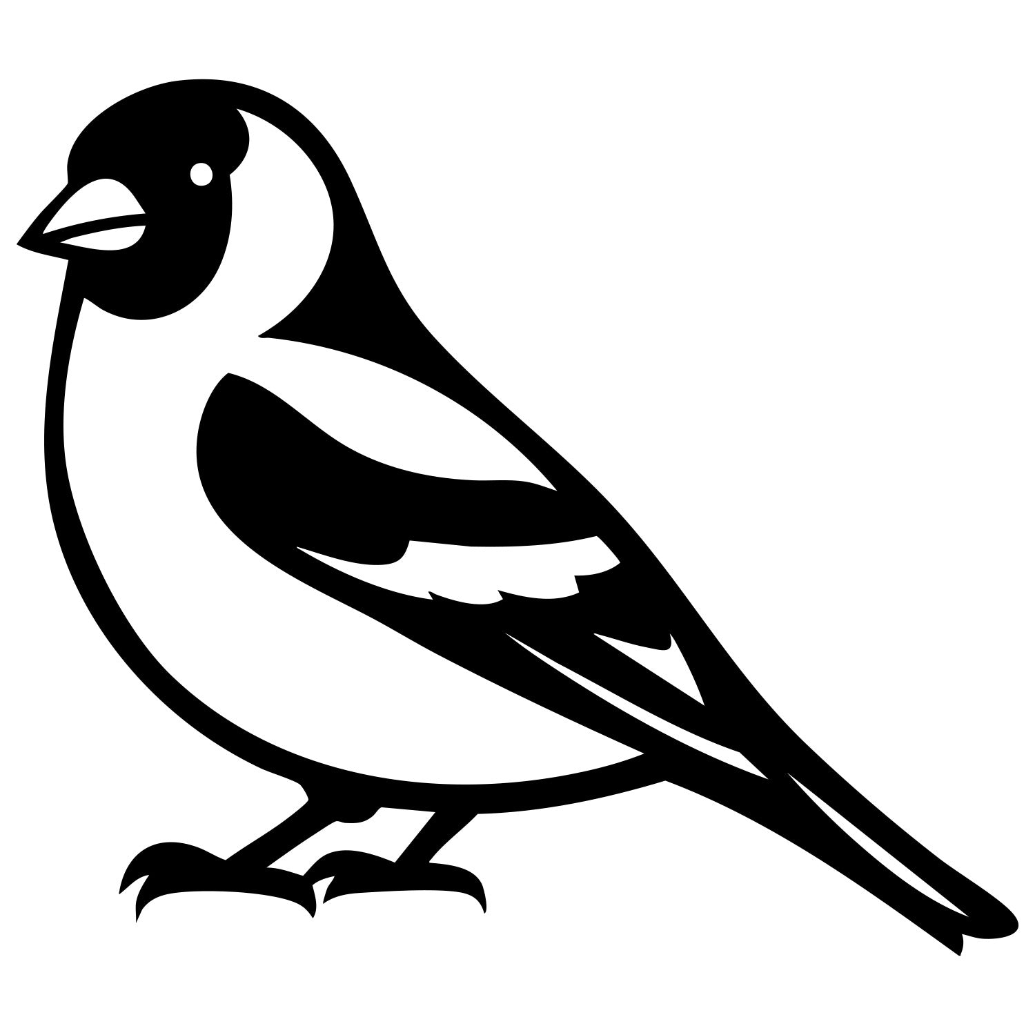 House Finch DXF File – CNC Cutting Design | ABFINCH135