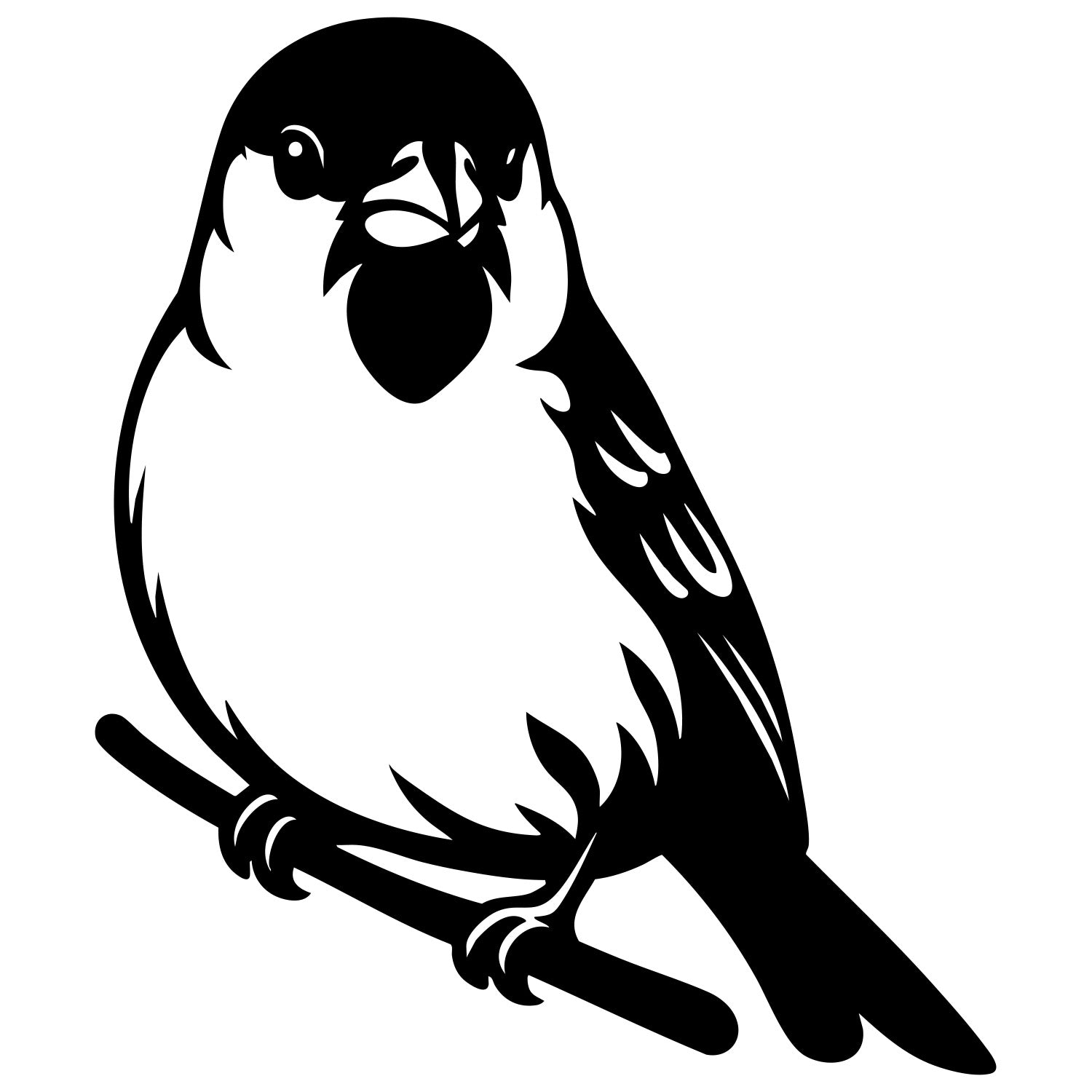 House Finch DXF File – CNC Cutting Design | ABFINCH137