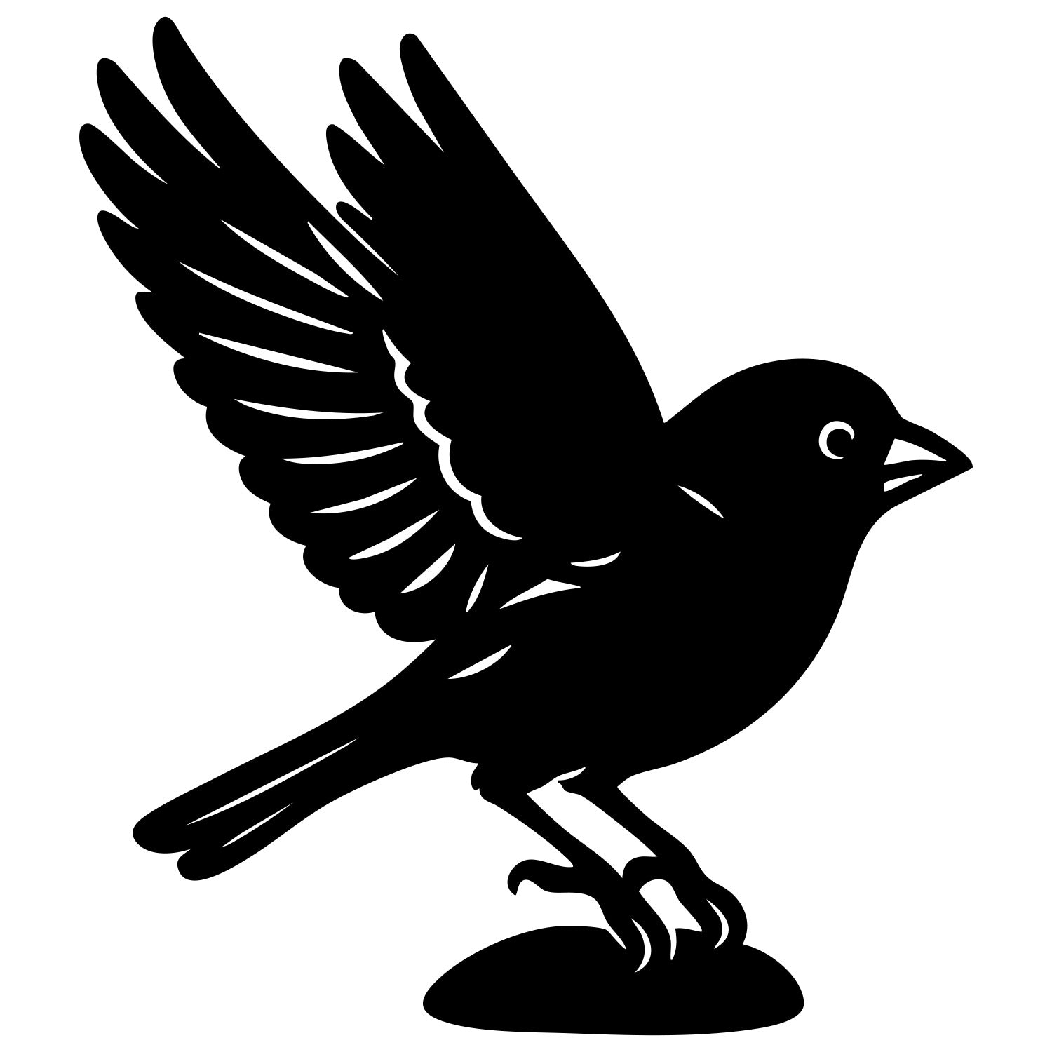 House Finch DXF File – CNC Cutting Design | ABFINCH14