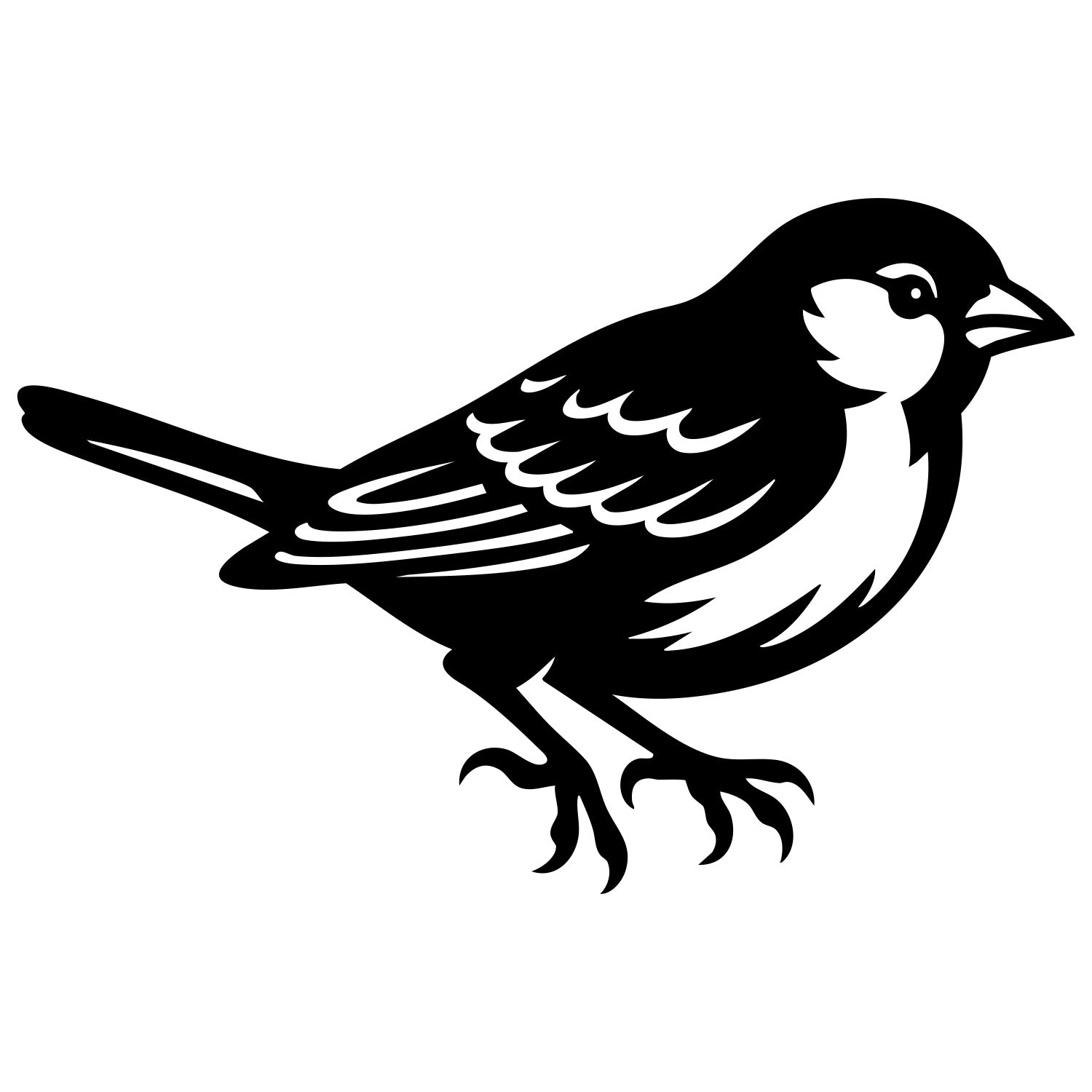 House Finch DXF File – CNC Cutting Design | ABFINCH140
