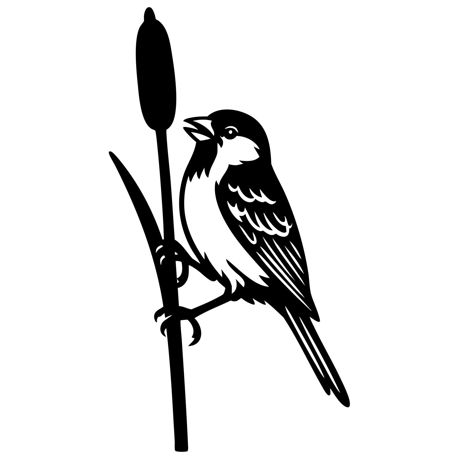 House Finch DXF File – CNC Cutting Design | ABFINCH145