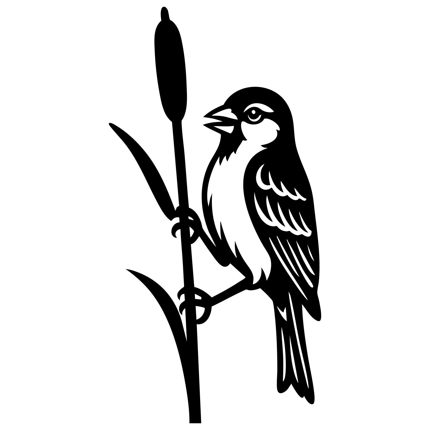 House Finch DXF File – CNC Cutting Design | ABFINCH147