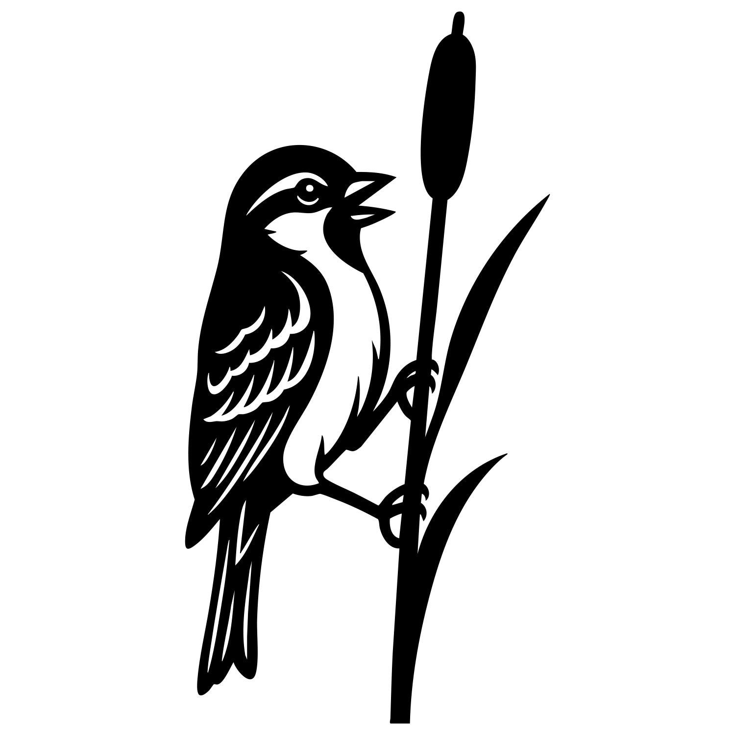 House Finch DXF File – CNC Cutting Design | ABFINCH148