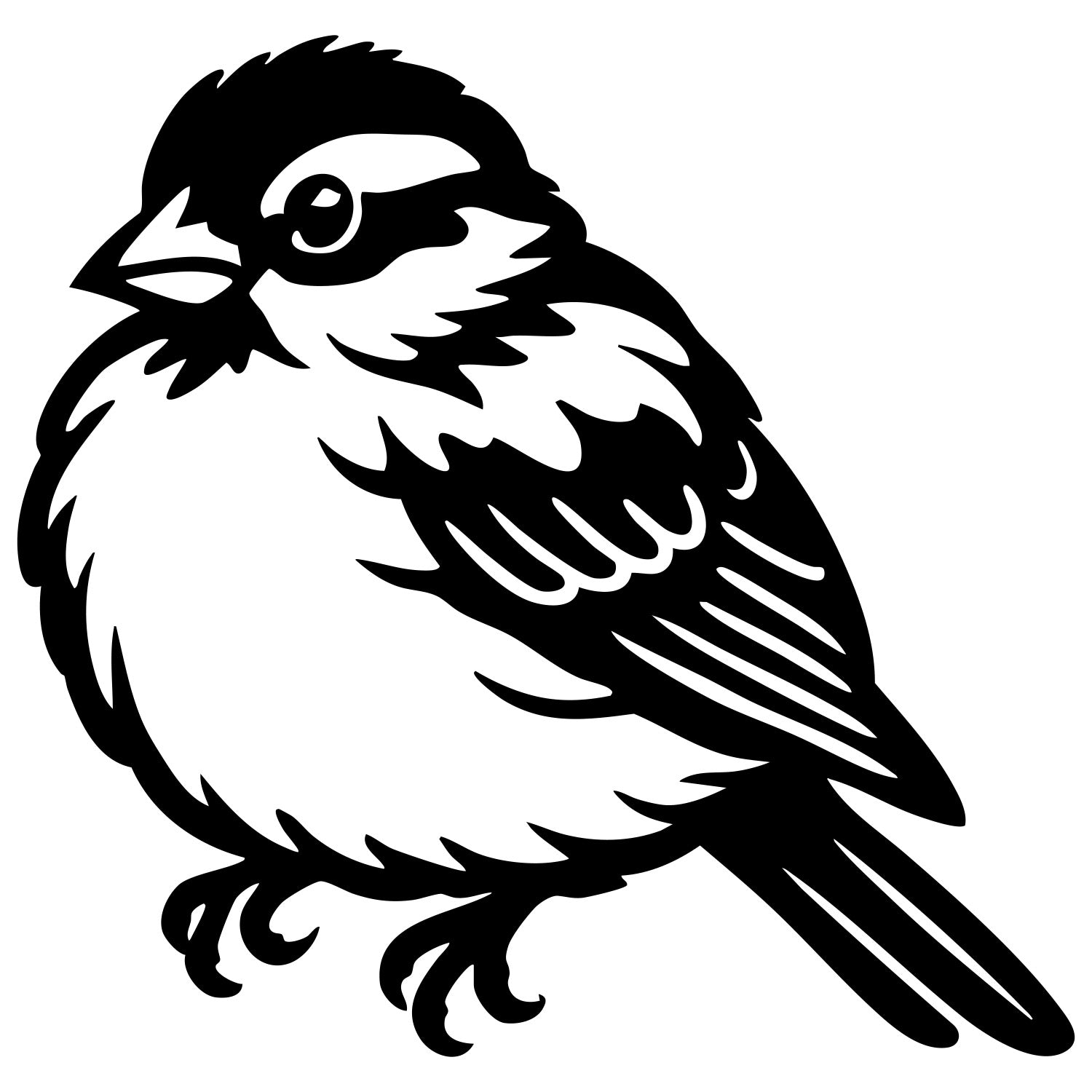 House Finch DXF File – CNC Cutting Design | ABFINCH150