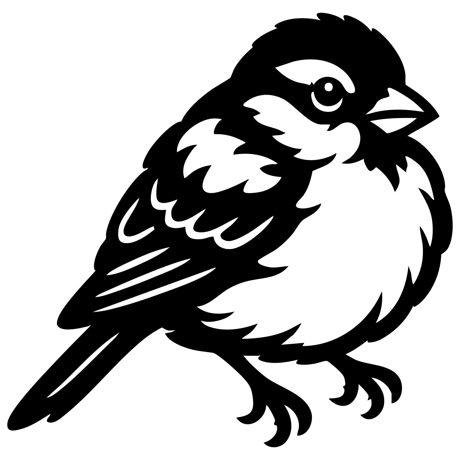 House Finch DXF File – CNC Cutting Design | ABFINCH151