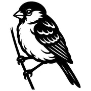 House Finch DXF File – CNC Cutting Design | ABFINCH153