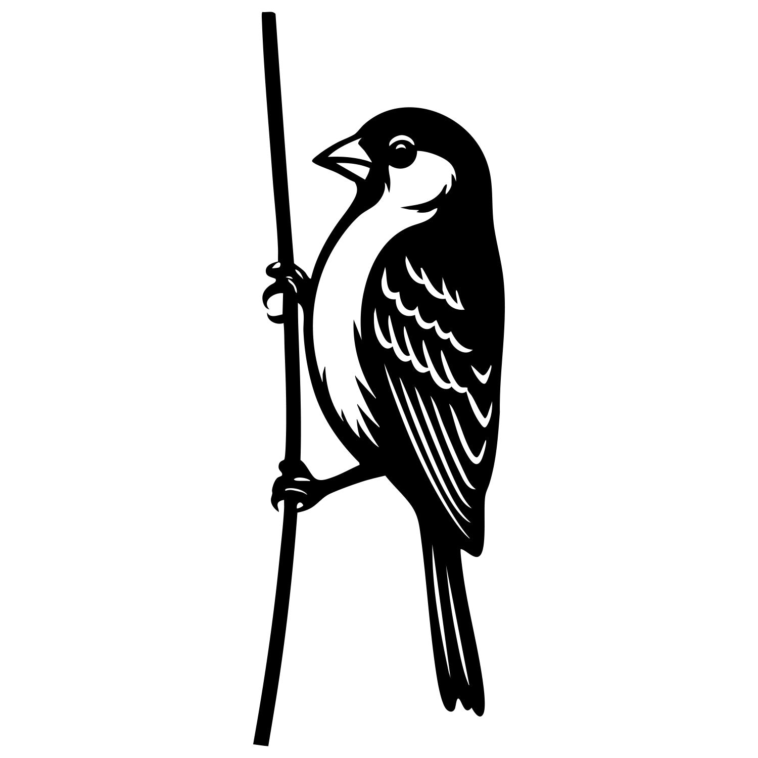 House Finch DXF File – CNC Cutting Design | ABFINCH161