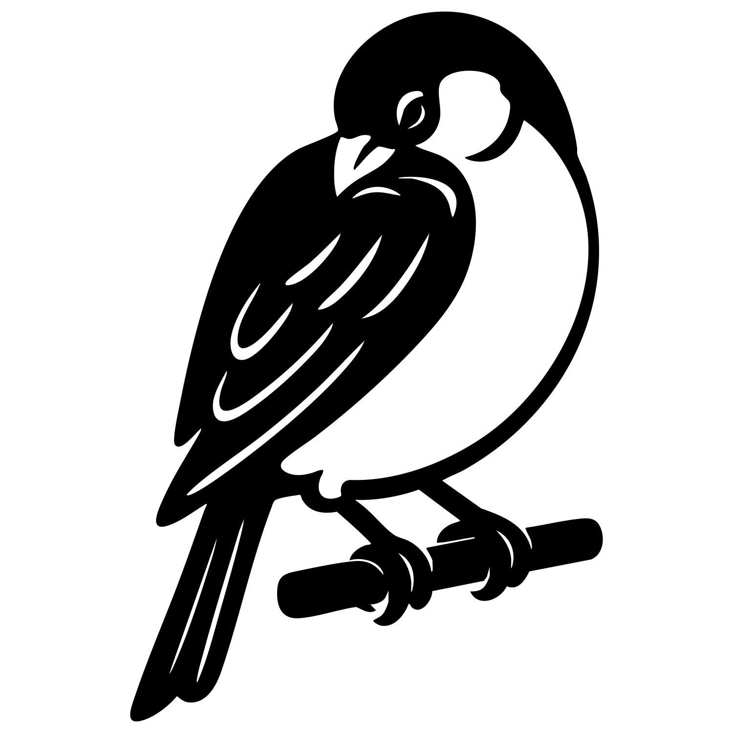 House Finch DXF File – CNC Cutting Design | ABFINCH17