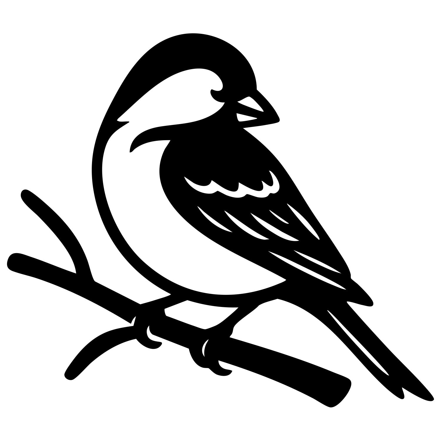 House Finch DXF File – CNC Cutting Design | ABFINCH19