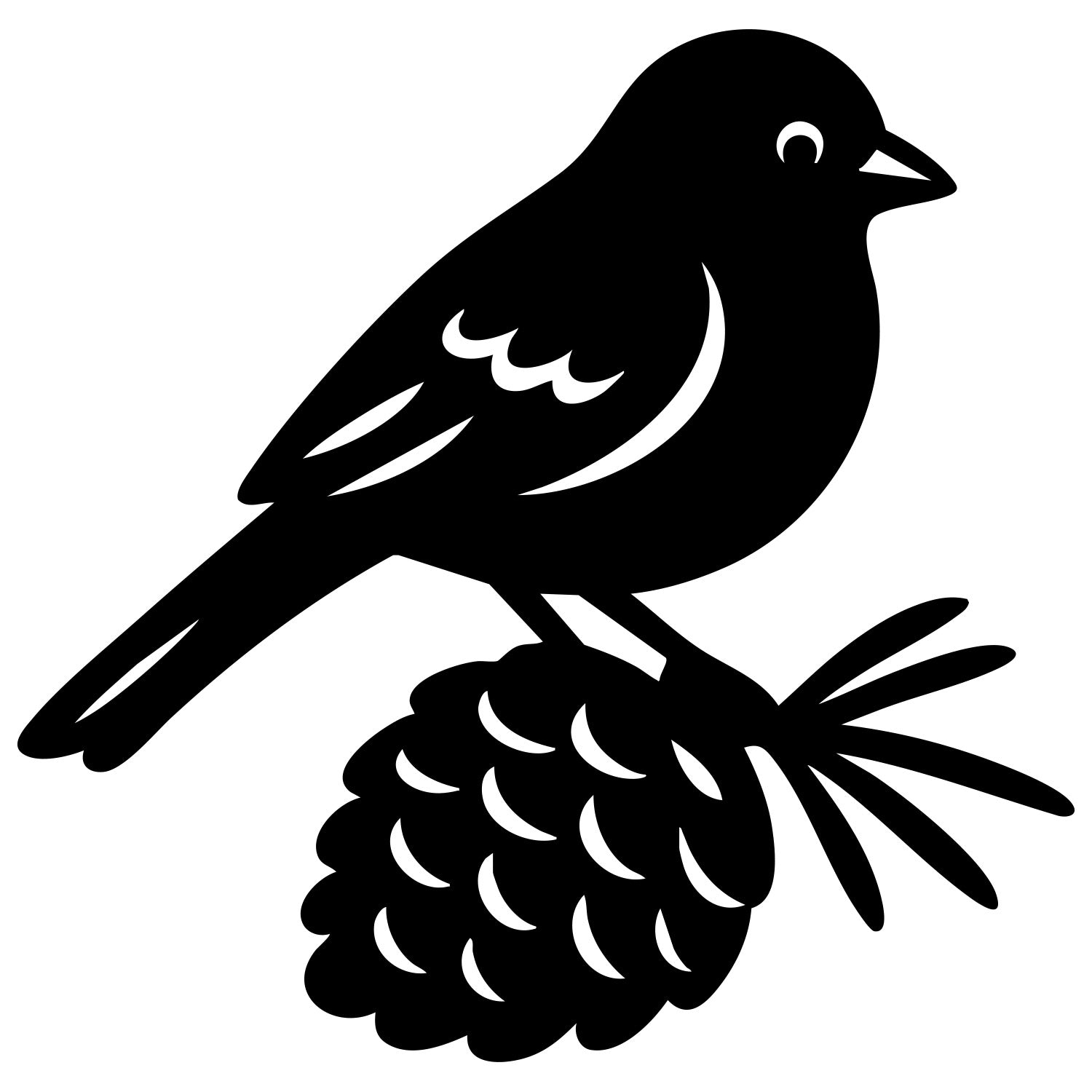 House Finch DXF File – CNC Cutting Design | ABFINCH28