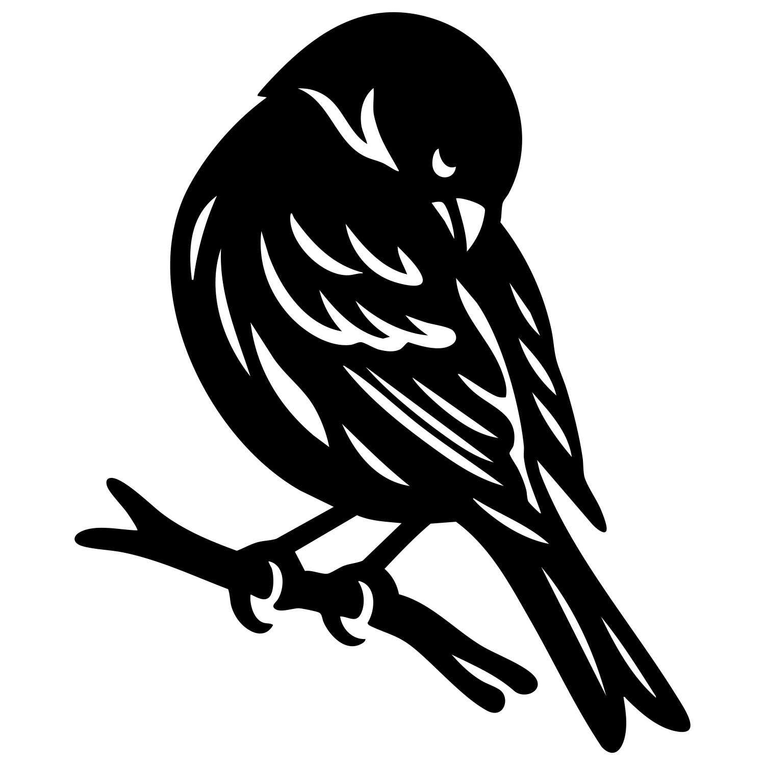 House Finch DXF File – CNC Cutting Design | ABFINCH38