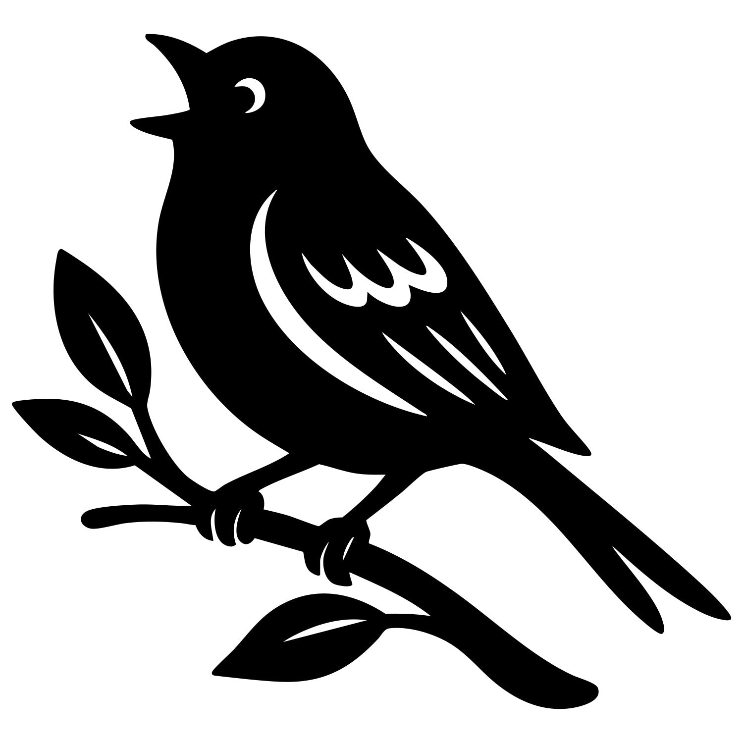 House Finch DXF File – CNC Cutting Design | ABFINCH40