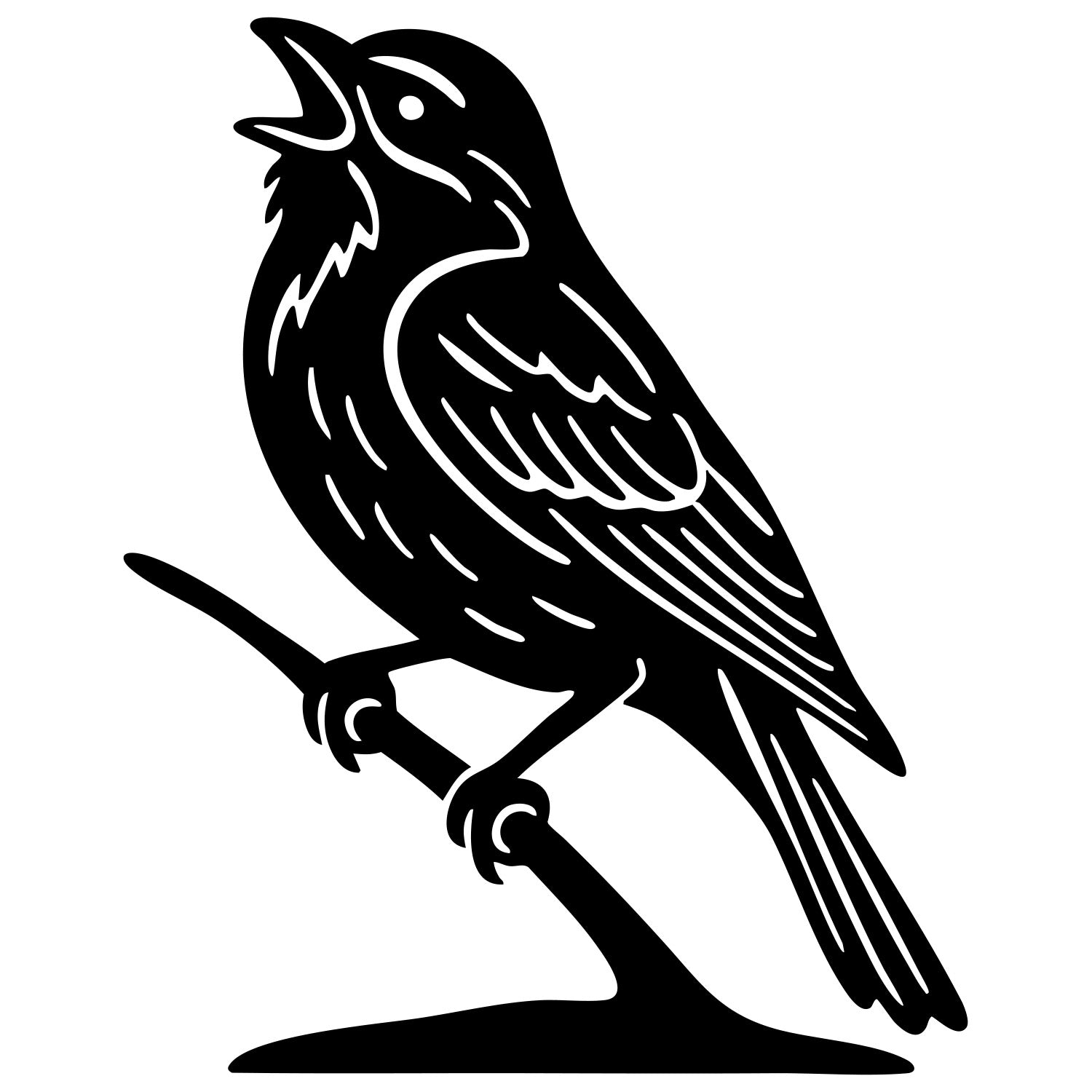 House Finch DXF File – CNC Cutting Design | ABFINCH5