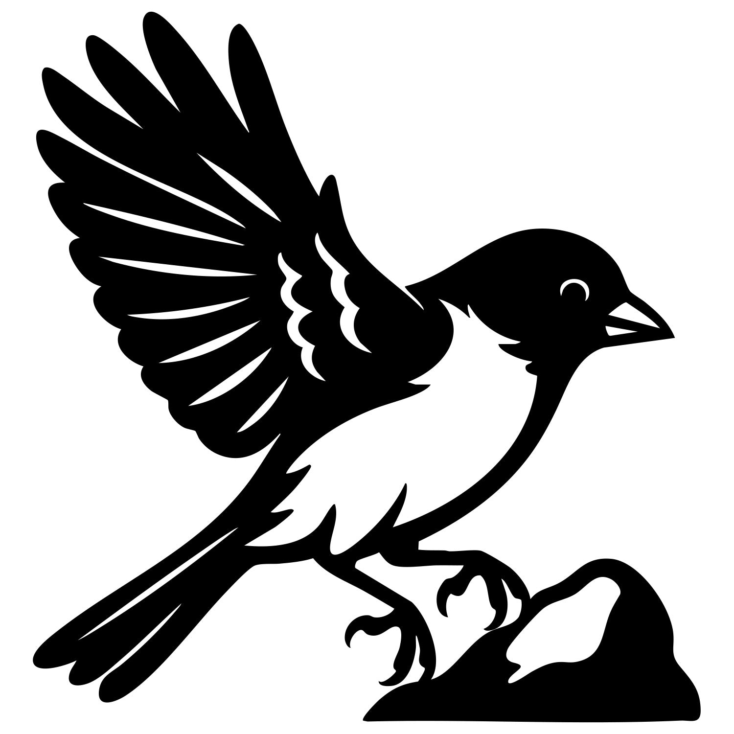 House Finch DXF File – CNC Cutting Design | ABFINCH65