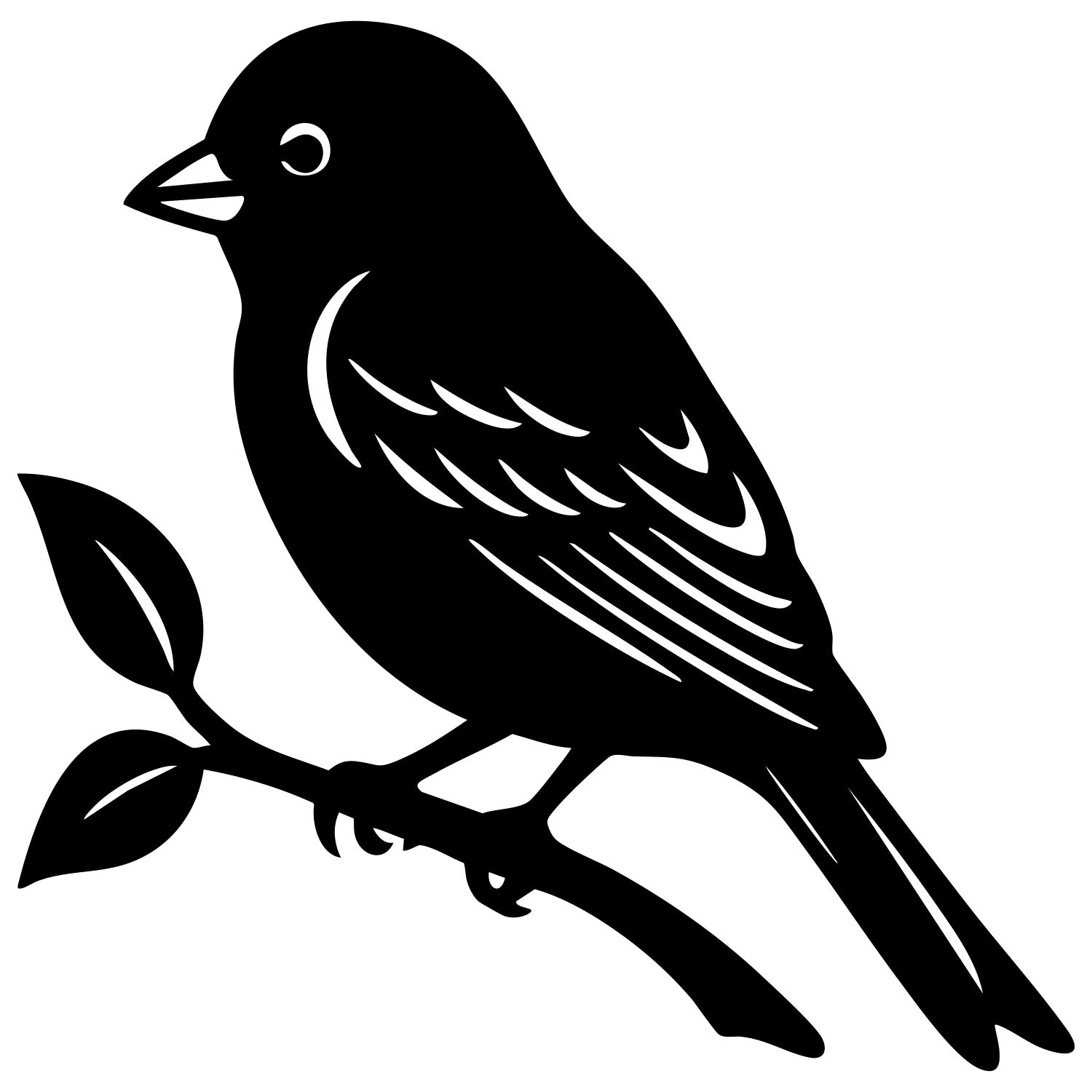 House Finch DXF File – CNC Cutting Design | ABFINCH70